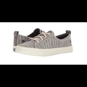 Sperry Crest Vibe Painterly Stripe in Grey